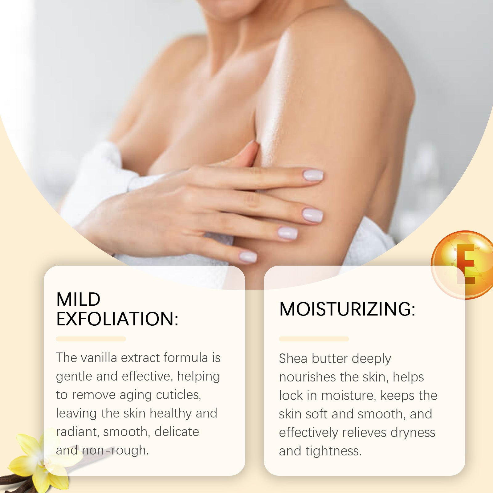 Vanilla & Shea Butter Exfoliating Body Scrub