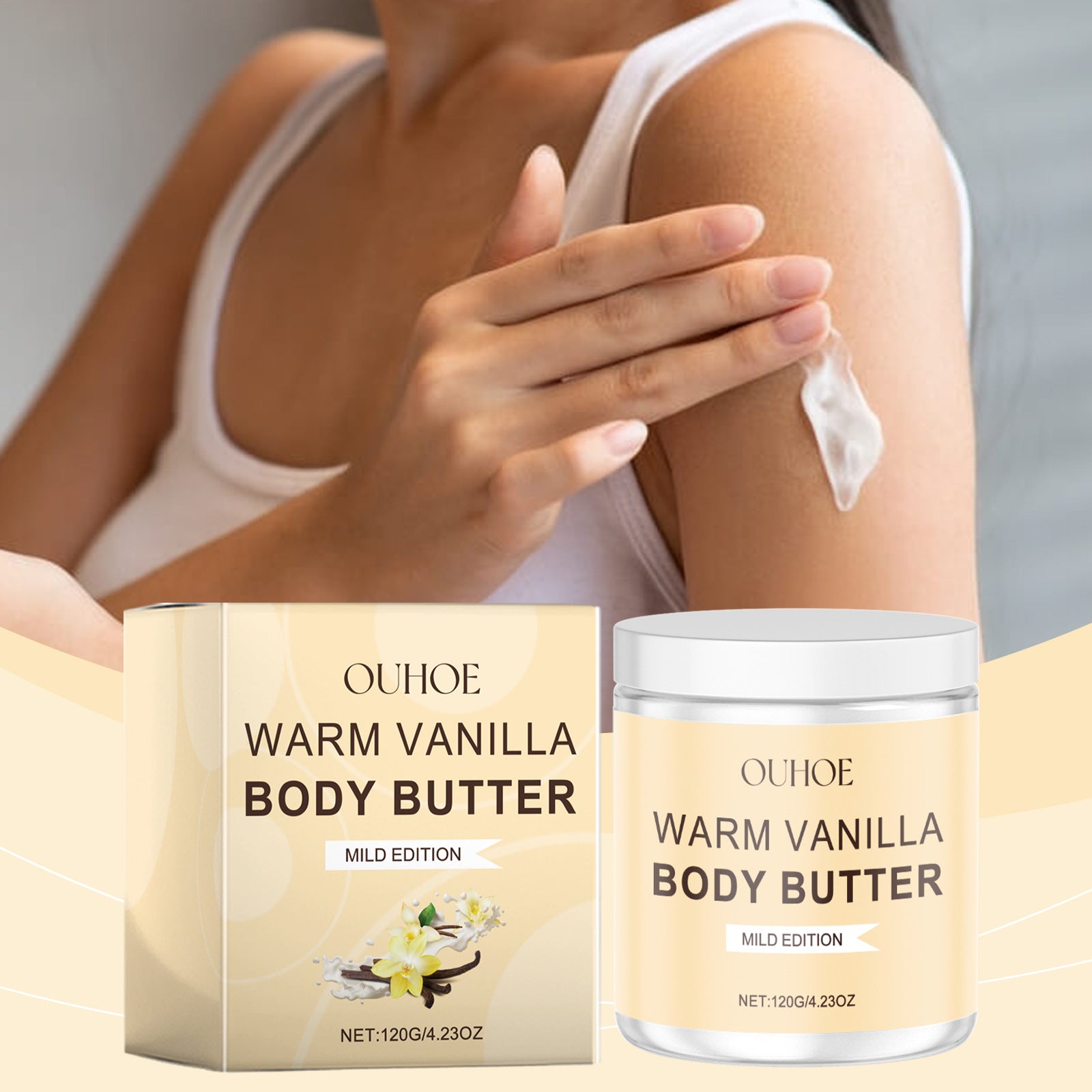 Vanilla & Shea Butter Exfoliating Body Scrub