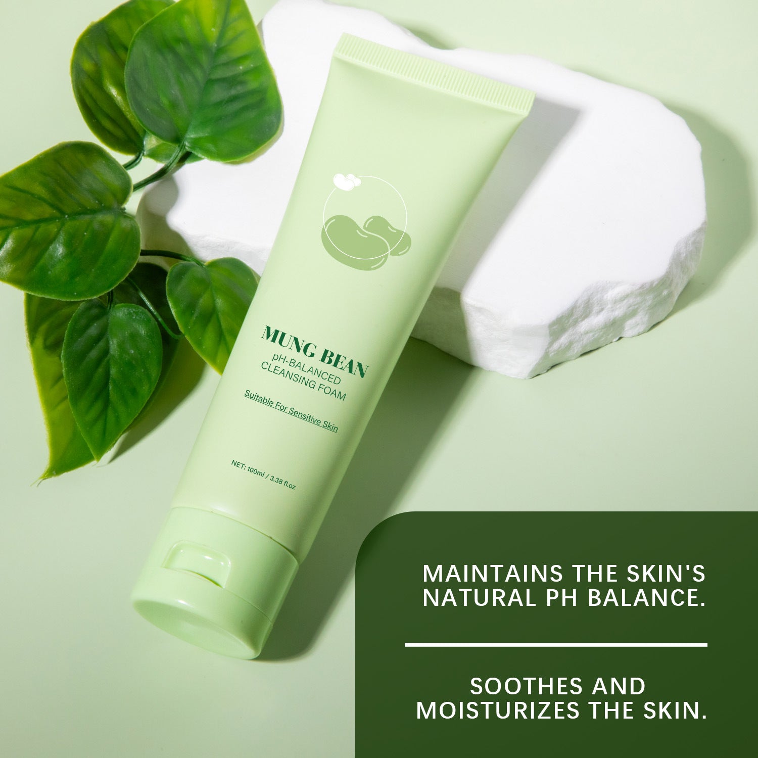 Mung Bean pH Balance Cleansing Foam